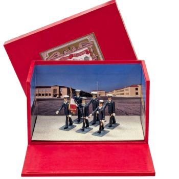 diorama « garde au drapeau de l'Ecole de l'Air » (6 pers.)