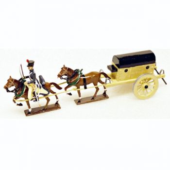 Ambulance de Larrey (2 chevaux + 1 personnage) (sans coffret)